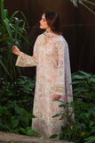 Neeshay Summer Lines Printkari Embroidered Lawn Unstitched 3Pc Suit - WHIMSY