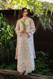 Neeshay Summer Lines Printkari Embroidered Lawn Unstitched 3Pc Suit - WHIMSY