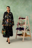 Zarposh Folds Ready to Wear Womens 2Piece Crepe Fabric Suit - EDEN
