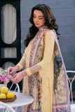 Neeshay Symphony Embroidered Lawn Unstitched 3Pc Suit - SUNBEAM