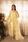 Zarposh Sajni Embroidered Lawn Unstitched 3Pc Suit - Gulnaz