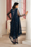 Zarif Nafees Sequins Embroidered Net Unstitched 3Pc Suit ZNAF - 02 SELIN
