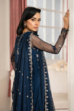 Zarif Nafees Sequins Embroidered Net Unstitched 3Pc Suit ZNAF - 02 SELIN
