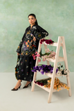 Zarposh Folds Ready to Wear Womens 2Piece Crepe Fabric Suit - EDEN