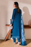 Neeshay Symphony Embroidered Lawn Unstitched 3Pc Suit - SEA-SPRAY