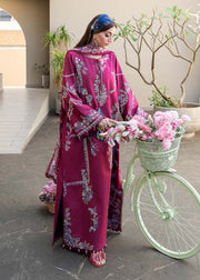 Kanwal Malik Mira Summer Lawn Unstitched Embroidered 3Pc Suit - Kaia