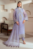 Alizeh Aymal Embroidered Chiffon Unstitched 3Pc Suit AF-BHM-4041-Marine