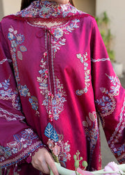 Kanwal Malik Mira Summer Lawn Unstitched Embroidered 3Pc Suit - Kaia