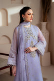 Alizeh Aymal Embroidered Chiffon Unstitched 3Pc Suit AF-BHM-4041-Marine