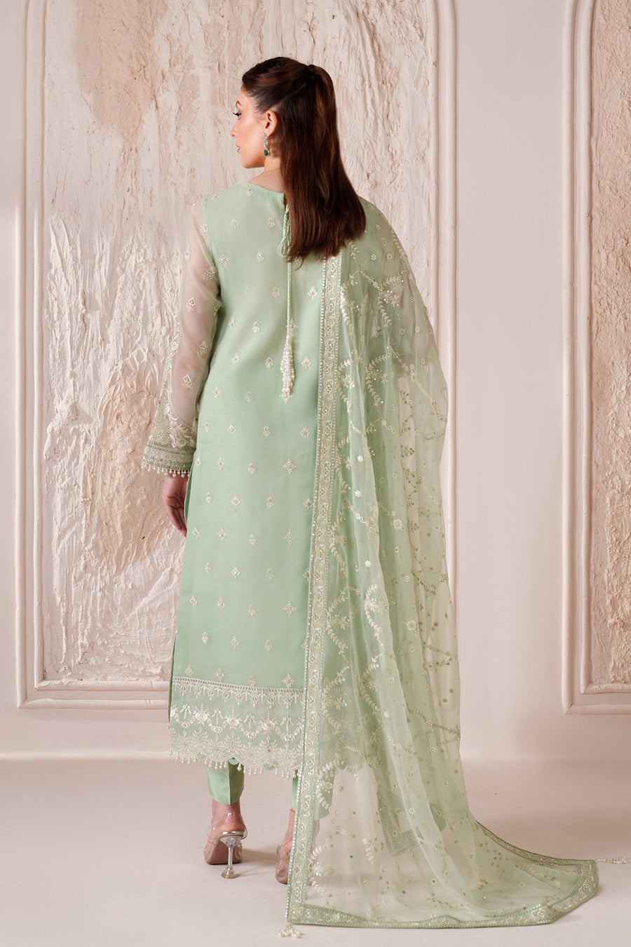 Threads by Alizeh Embroidered Chiffon Unstitched 3Pc Suit AF-BDHG-5038-Arden