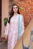 Neeshay Summer Lines Printkari Embroidered Lawn Unstitched 3Pc Suit - PECHE