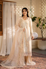 Zarposh Sajni Embroidered Lawn Unstitched 3Pc Suit - Mehmal