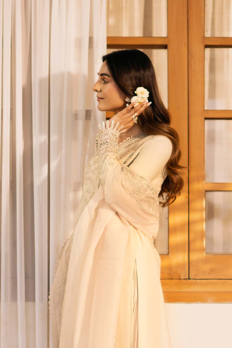Zarposh Sajni Embroidered Lawn Unstitched 3Pc Suit - Mehmal
