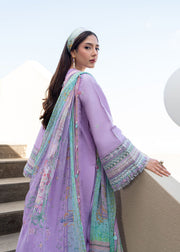 Kanwal Malik Mira Summer Lawn Unstitched Embroidered 3Pc Suit - Siana