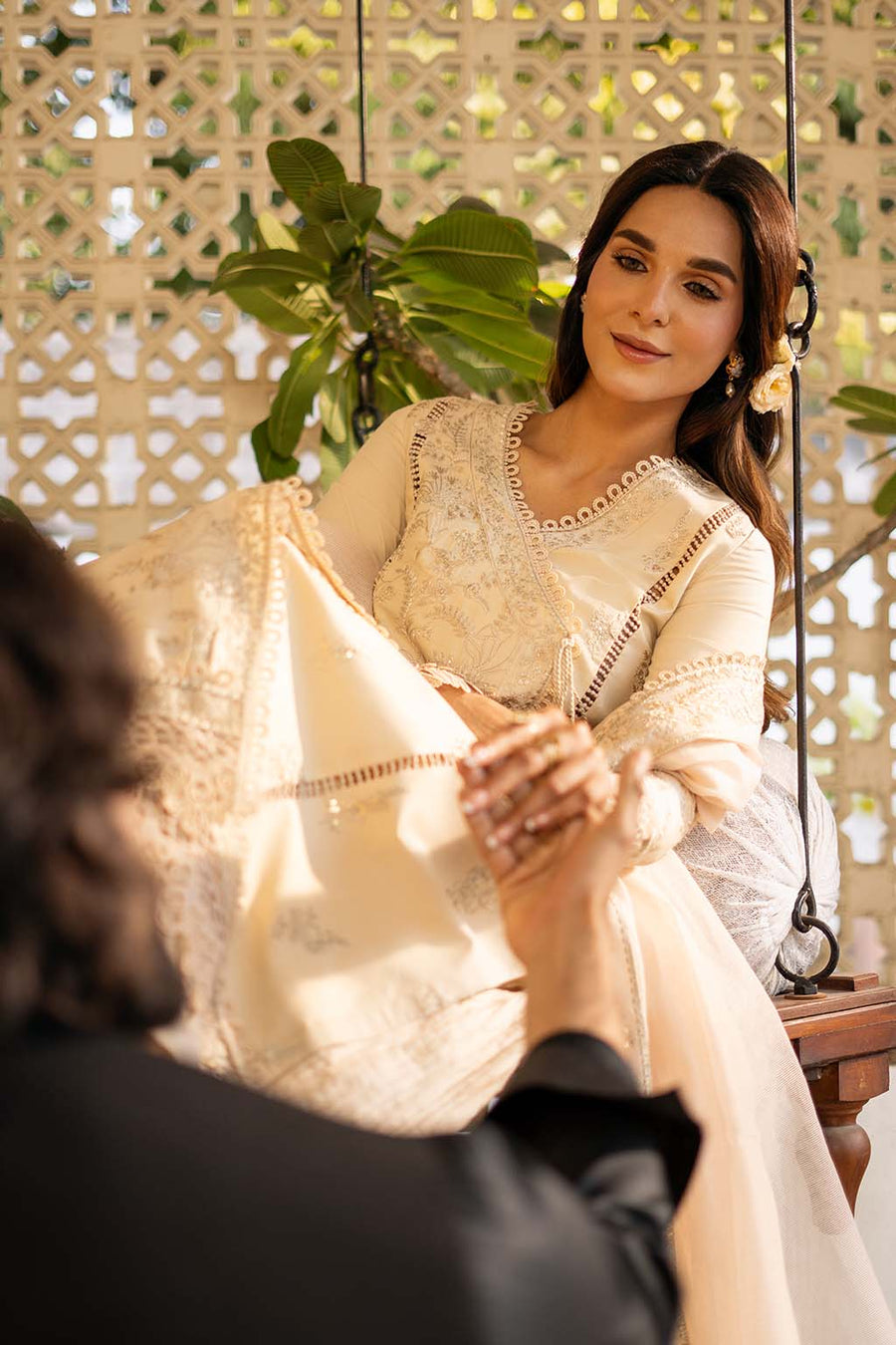 Zarposh Sajni Embroidered Lawn Unstitched 3Pc Suit - Mehmal
