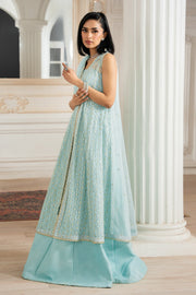 Zarif Nafees Sequins Embroidered Net Unstitched 3Pc Suit ZNAF - 04 KEREM