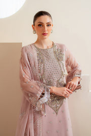 Alizeh Aymal Embroidered Chiffon Unstitched 3Pc Suit AF-BHM-4045-Sira