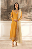 Zarif Formals Sequins Embroidered Net Unstitched 3Pc Suit ZFE-04 ELIZA