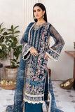 Nazneen by Avyana Embroidered Net Unstitched 4Pc Suit - Zaira