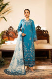 Zarposh Sajni Embroidered Lawn Unstitched 3Pc Suit - Azal