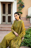 Zarif Arzu Embroidered Chiffon Unstitched 3Pc Suit UNST-HW-06 JEAN