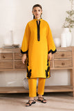 Zarposh Basic Pret Embroidered Cotton 2Pc Suit ( Ready To Wear ) - Amber