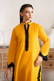 Zarposh Basic Pret Embroidered Cotton 2Pc Suit ( Ready To Wear ) - Amber