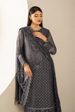 Alizeh Formals Embroidered Chiffon Unstitched 3Pc Suit AF-CH-2188-Akoya