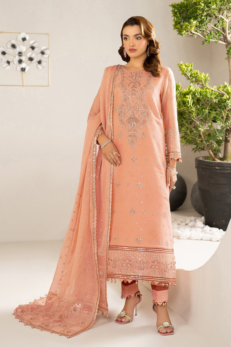 Alizeh Formals Embroidered Chiffon Unstitched 3Pc Suit AF-CH-2185-Ransia