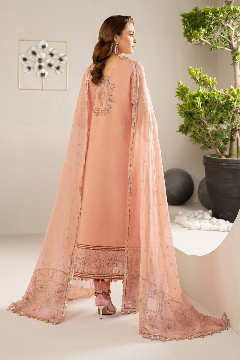 Alizeh Formals Embroidered Chiffon Unstitched 3Pc Suit AF-CH-2185-Ransia