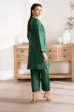 Zarposh Basic Pret Embroidered Cotton 2Pc Suit ( Ready To Wear ) - Jade