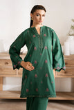 Zarposh Basic Pret Embroidered Cotton 2Pc Suit ( Ready To Wear ) - Jade