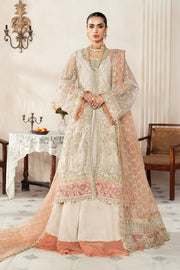 Nazneen by Avyana Embroidered Net Unstitched 4Pc Suit - Saadat