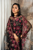 Zarif Nafees Sequins Embroidered Net Unstitched 3Pc Suit ZNAF - 05 EVIN