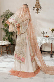 Nazneen by Avyana Embroidered Net Unstitched 4Pc Suit - Saadat