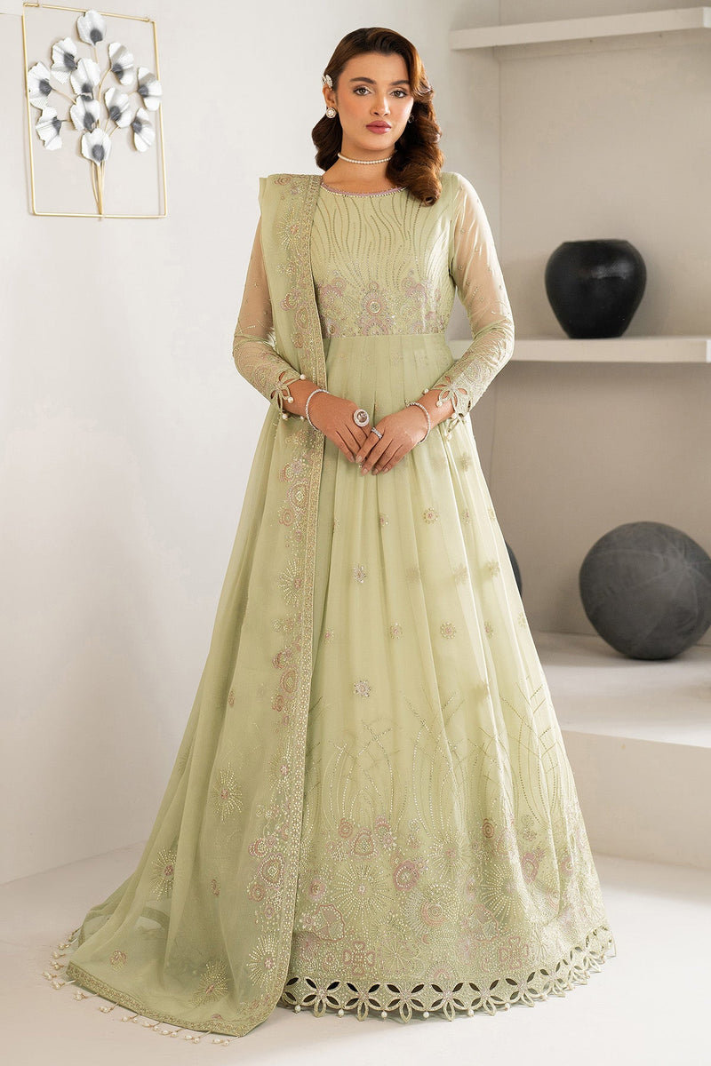 Alizeh Formals Embroidered Chiffon Unstitched 3Pc Suit AF-CH-2189-Zenel