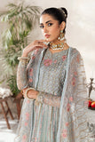 Nazneen by Avyana Embroidered Net Unstitched 4Pc Suit - Amerah