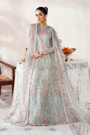 Nazneen by Avyana Embroidered Net Unstitched 4Pc Suit - Amerah