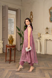 Hemstitch Embroidered Luxury Chiffon Unstitched 3Pc Suit - Zaira