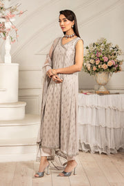 Zarif Formals Sequins Embroidered Net Unstitched 3Pc Suit ZFE-05 ALAINA