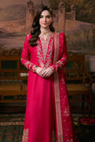 Neeshay Shagun Embroidered Raw Silk Unstitched 3Pc Suit - NARGIS