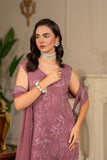 Hemstitch Embroidered Luxury Chiffon Unstitched 3Pc Suit - Zaira