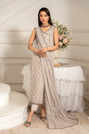 Zarif Formals Sequins Embroidered Net Unstitched 3Pc Suit ZFE-05 ALAINA
