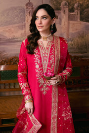 Neeshay Shagun Embroidered Raw Silk Unstitched 3Pc Suit - NARGIS
