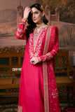 Neeshay Shagun Embroidered Raw Silk Unstitched 3Pc Suit - NARGIS