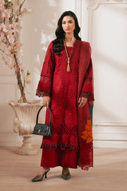 Zivah Apparel Unstitched Embroidered Luxury Lawn 3Pc Suit - Bella