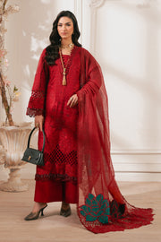 Zivah Apparel Unstitched Embroidered Luxury Lawn 3Pc Suit - Bella