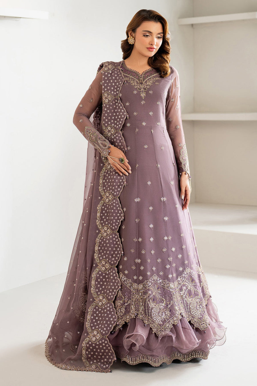Alizeh Formals Embroidered Chiffon Unstitched 3Pc Suit AF-CH-2183-Julia