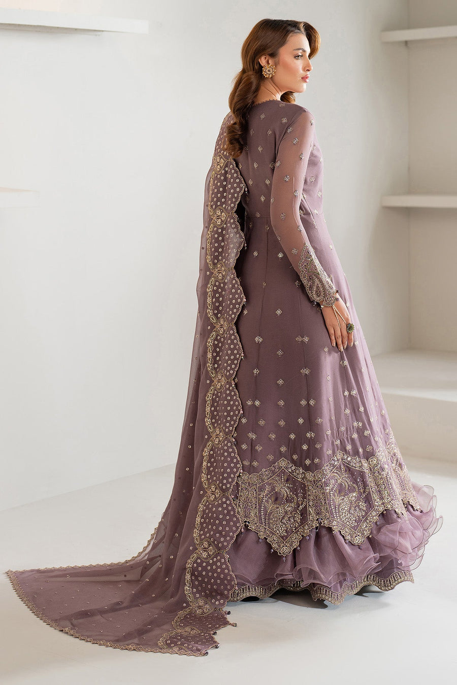 Alizeh Formals Embroidered Chiffon Unstitched 3Pc Suit AF-CH-2183-Julia
