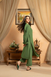 HemStitch Basic Bliss Georgette Stitched 2Piece Suit - Teal Temptation